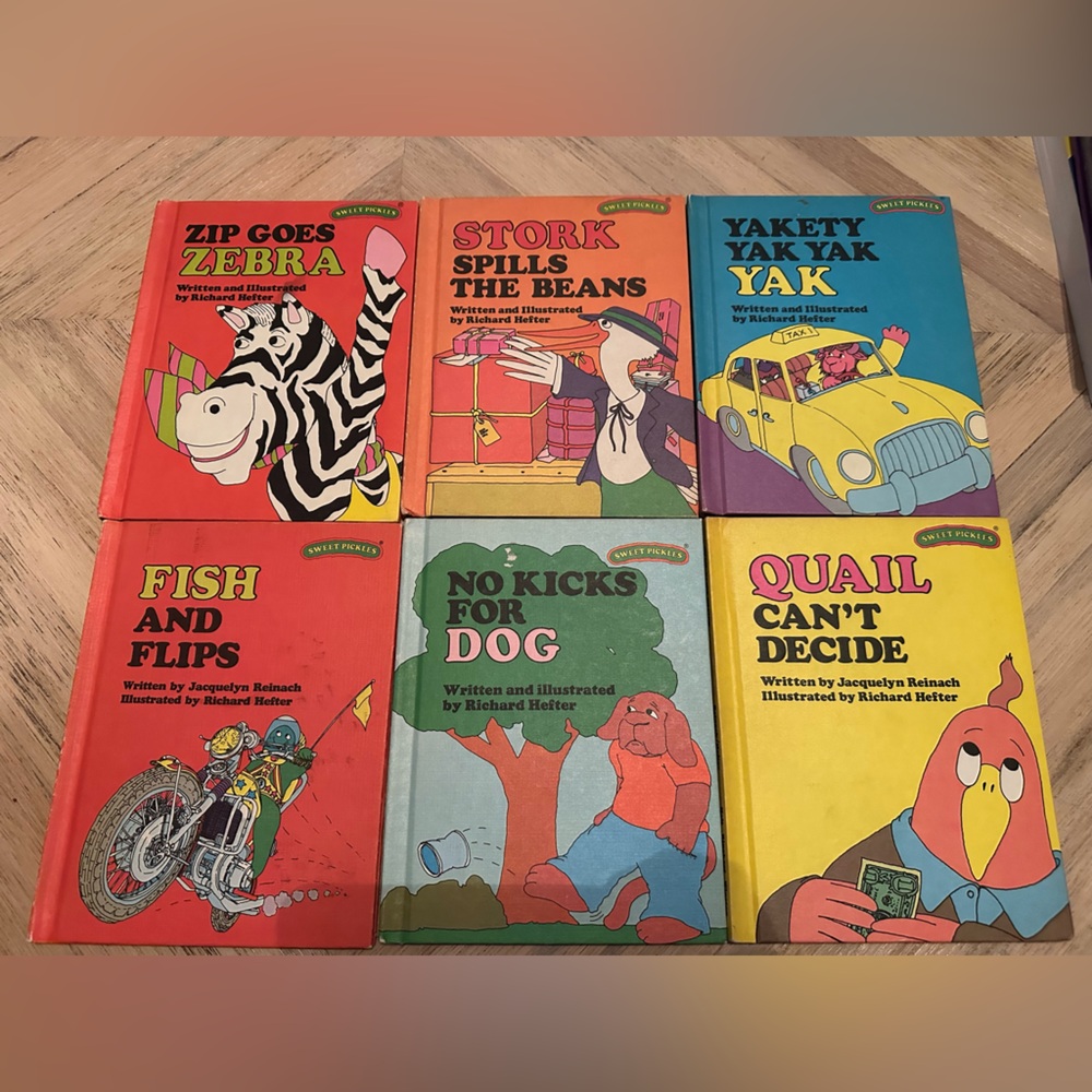 Lot of 14 vintage Sweet Pickles Books by Richard Hefter and Jacquelyn Reinach